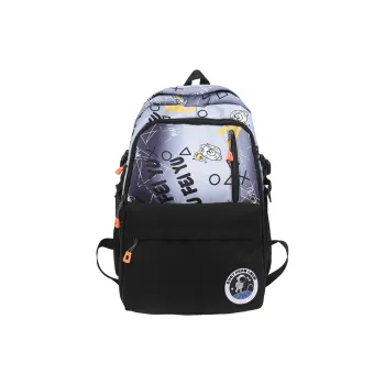 AIBAG Nylon Backpack Men's Gray/Green/Blue