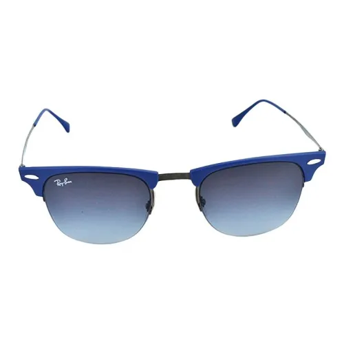 RayBan Metal Browline Sunglasses Unisex Blue