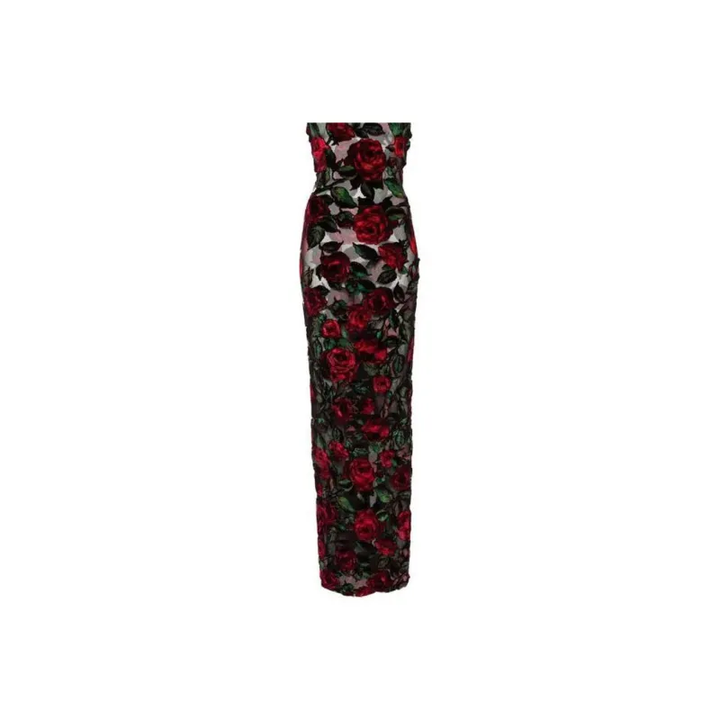 BALMAIN Sleeveless Dress Women's Red-2