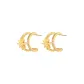 Eight-Pointed Star Hoop Earrings 1 Pair[Gold]eh-3598.ebB