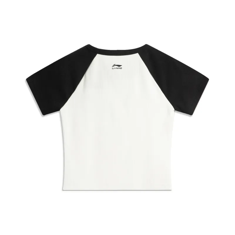LiNing x DISHINIMIQI,LIANMINGKUAN Sports Life Collection T Shirt Women's Ivory-1