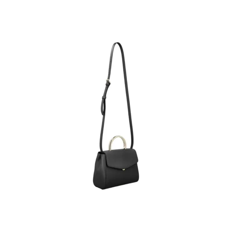 Furla Sydney Calfskin Shoulder Bag Mini Women's Black-1