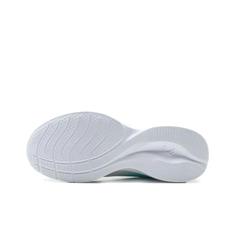 QIAODAN Anti Slip Wear Resistant Low Top Casual Running Shoes Men's Jordan White Aster-5