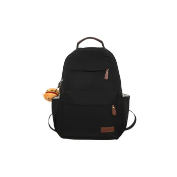 BRABOSTON Nylon Backpack Unisex Black/Red/White