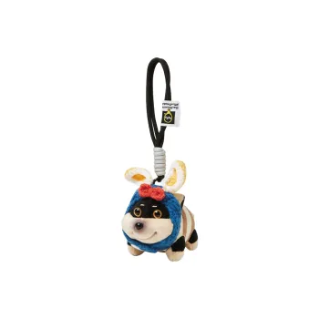 Narandu Plush Keychain Bag Accessory Women's Bunny Ears Bee Dog/Bear Ear Bee Dog