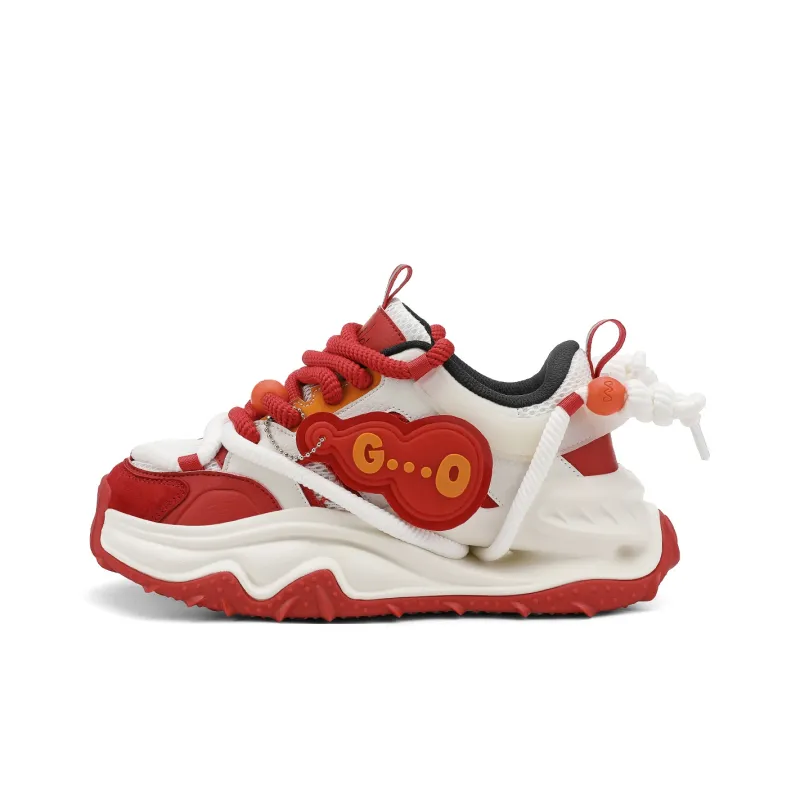 RIFUGIO VO' Anti Slip And Wear Resistant Height Increasing Low Top Chunky Sneakers Unisex-7