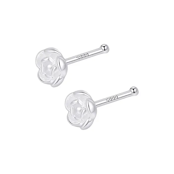 Daisy Dream Full Sterling Silver Stud Earrings Women's-0