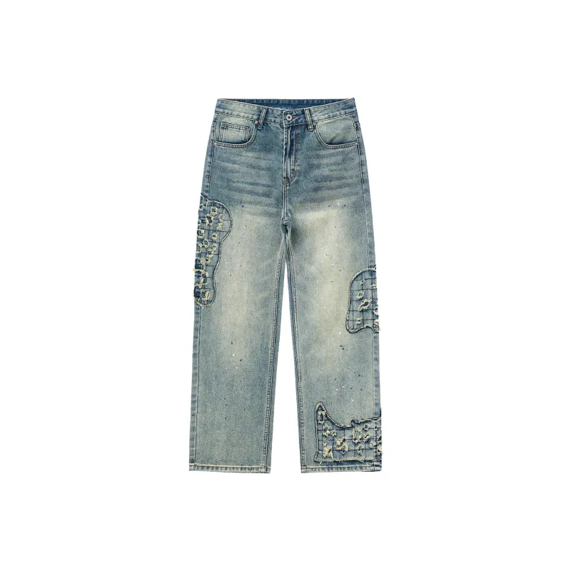 SANTASTIC Jeans Men Vintage Blue-0
