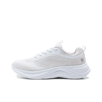 QIAODAN Anti Slip Wear Resistant Low Top Casual Running Shoes Women's Jordan White Peach Pink