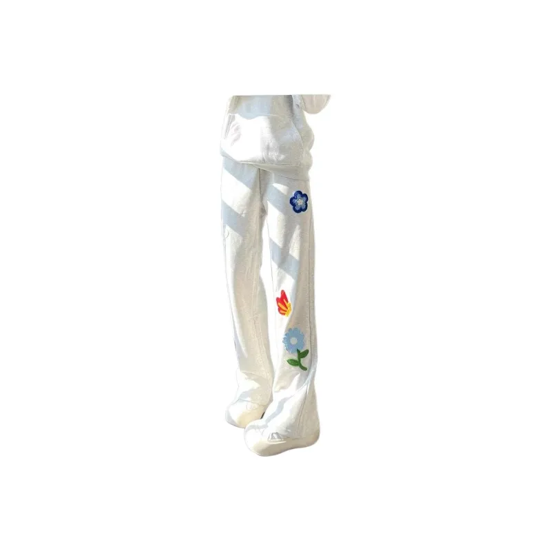 TONYBEAR Casual Pants Men's White Gray-2