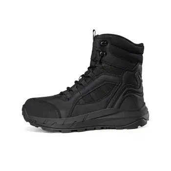 TELENT Coverage Cushioning High Top Hiking Shoes Men's Black