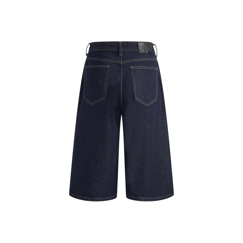 COLDSTONE Denim Shorts Unisex Blue-1