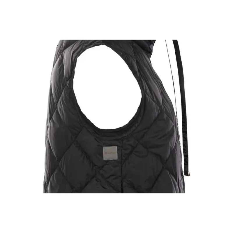MaxMara Tregic Zip Up Drawstring Gilet-6