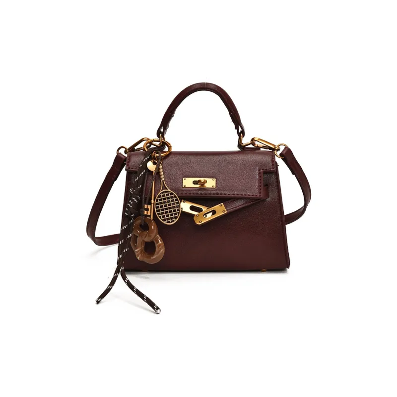 Yalu PU Handbag Women's Coffee/Brown/Red/Yellow Brown/Black-8
