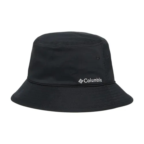 Columbia Nylon, Polyester, Elastane Bucket Hats Unisex Black