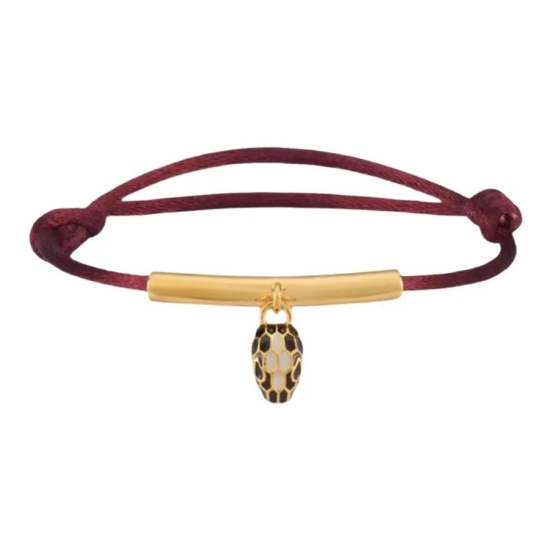 BVLGARI Brass Bracelets Women's Red-1