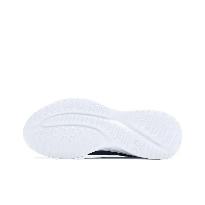QIAODAN Slip Resistant, Abrasion Resistant, Breathable Low Top Casual Running Shoes Men's Black Jordan White-5