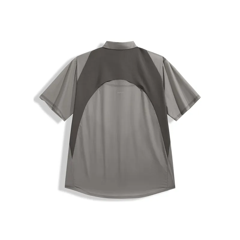 PEACEBIRD MEN Shirts Men Hyacinth Bean Brown-1