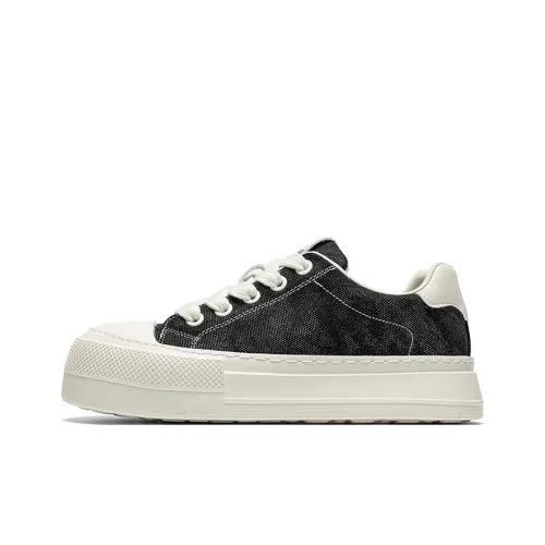 AD Breathable Height Increasing Abrasion Resistant Low Top Skateboard Shoes Men's
