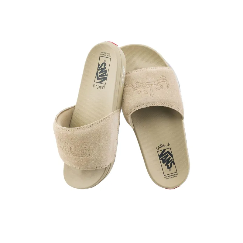 Vans La Costa Slip Resistant Abrasion Resistant Slide Slippers Men's Khaki-2