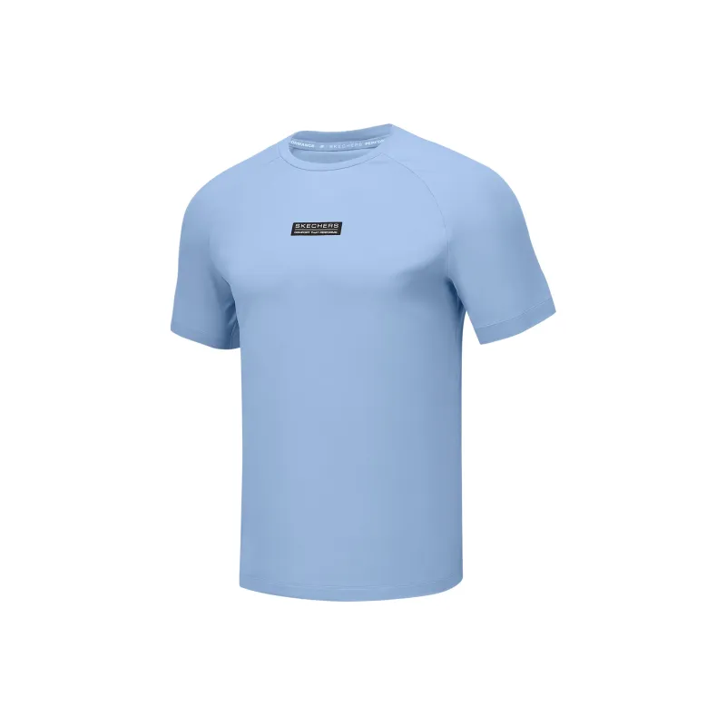 Skechers GODRI T Shirt Men's Pastoral Blue-0
