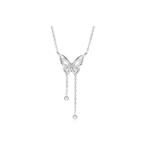 Wylyp 925 Sterling Silver Necklaces Women's Silver white Gift Box