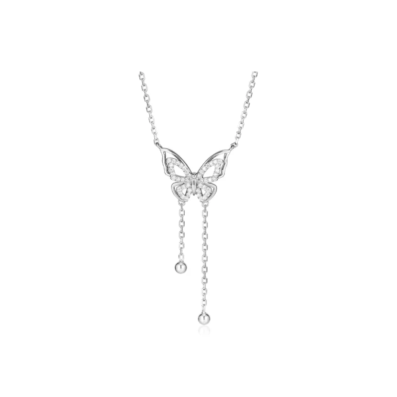 Wylyp 925 Sterling Silver Necklaces Women's Silver white Gift Box-0