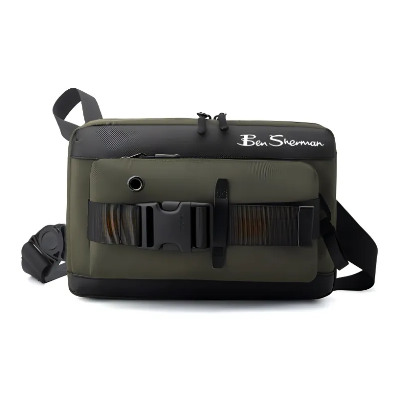 BEN SHERMAN Nylon Shoulder Bag Unisex Multicolor-7