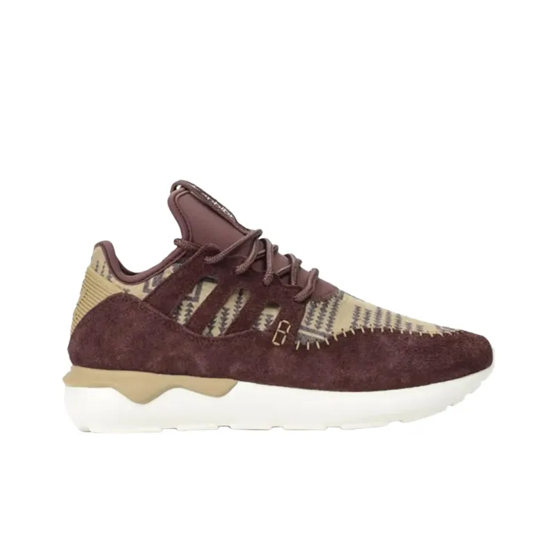 Adidas Originals Tubular Anti Slip Wear Resistant Low Top Casual Shoes Men's Brown-1
