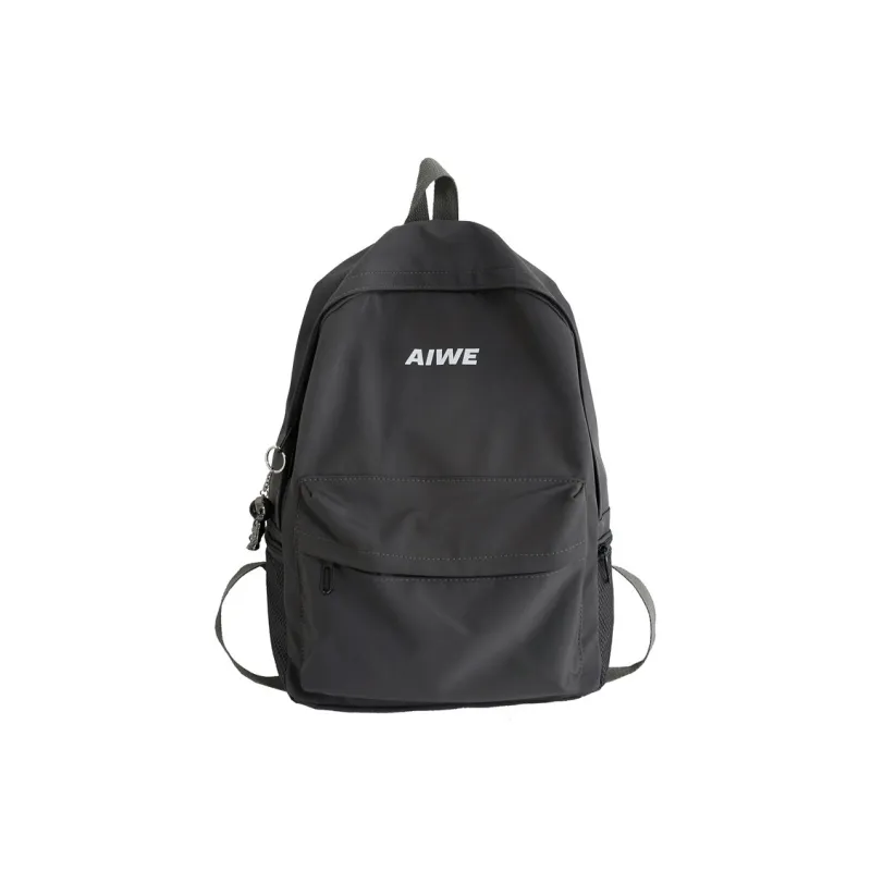 WICKBUEN Nylon Backpack Regular Unisex White/Red/Black/Gray-10