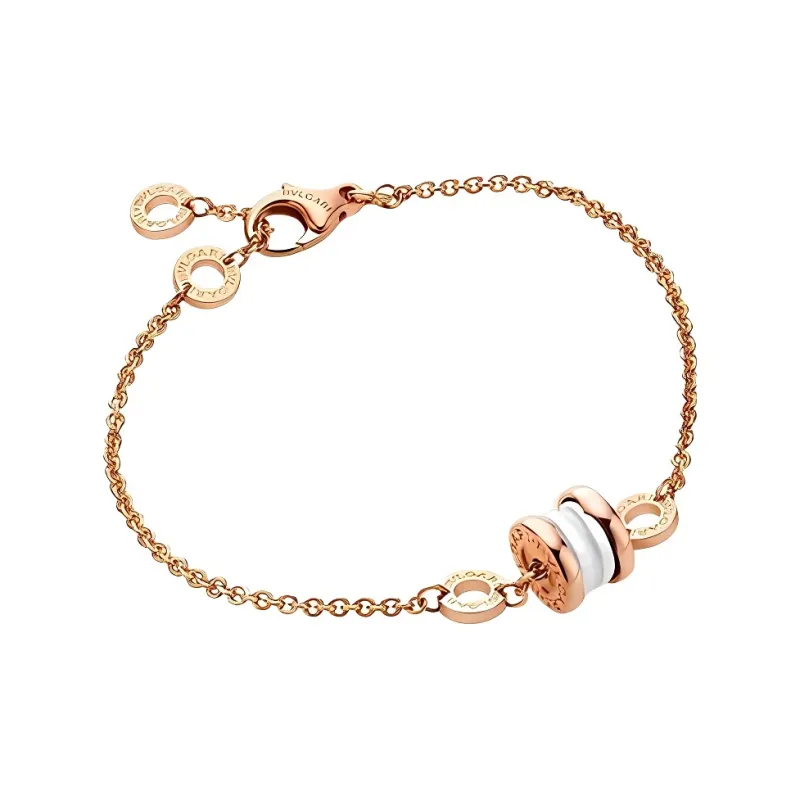 BVLGARI B.Zero1 Series 18K Rose Gold Bracelets Women's-0