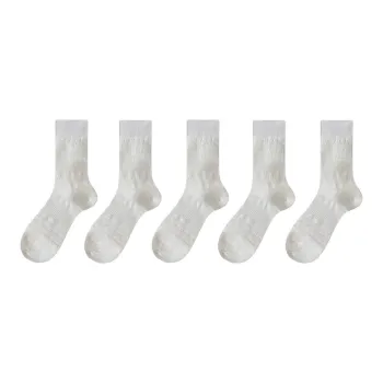 Lan Miao Mid Calf Socks Women's 5 Pack