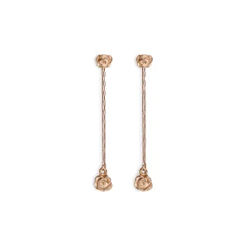 CHARLES&KEITH Stainless Steel Earrings Women's Rose Gold/Silver