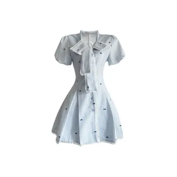 Manekniv Short Sleeved Dress Women's