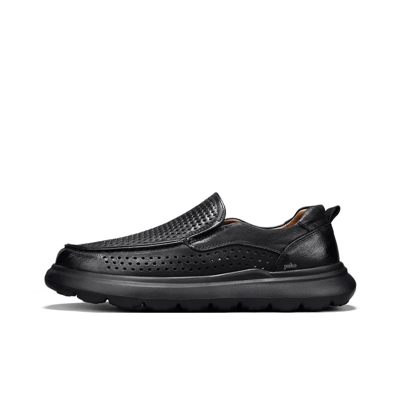 Jinho Low Top Casual Shoes Men's Black-0