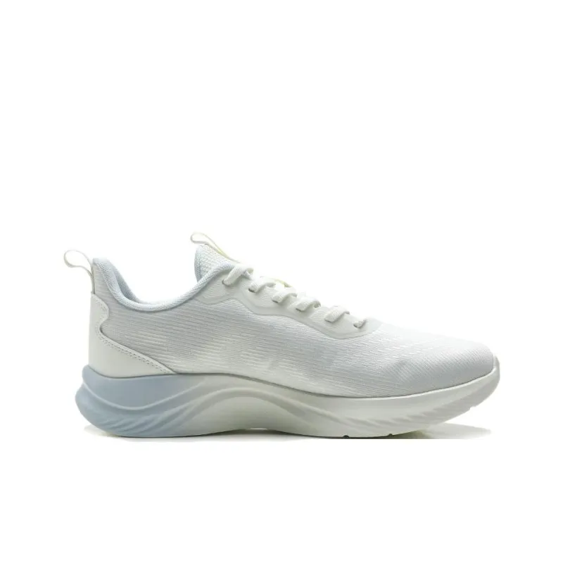 QIAODAN Anti Slip Wear Resistant Low Top Casual Running Shoes Men's White Blue-1