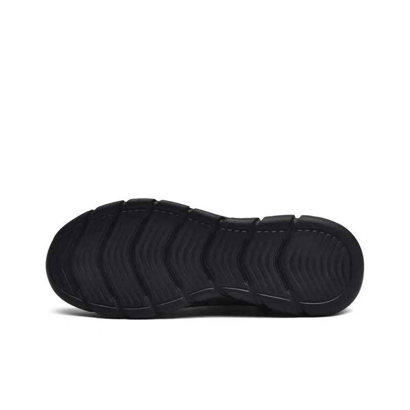 Binary Cushioning, Rebound, Lightweight, Anti slip Low Top Casual Running Shoes Men's Black Warrior-4