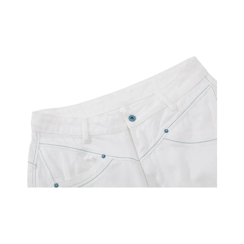 FAKE VINTAGE Jeans Unisex White-2