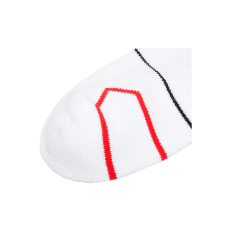 LiNing Badminton Series Mid-Calf Socks Men's 1 Pack White Red-3