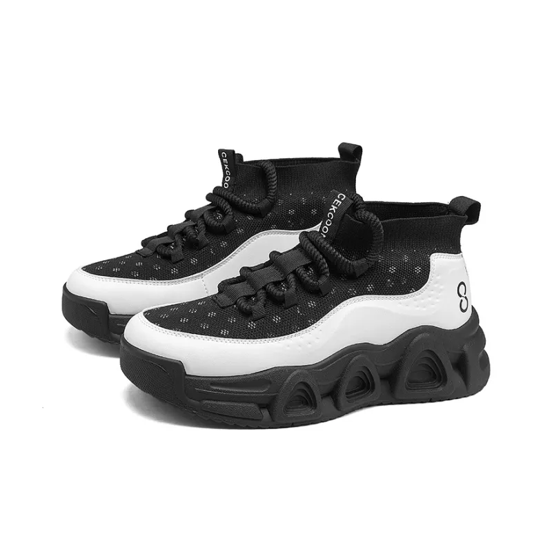 MEKY Slip Resistant And Abrasion Resistant Support High Top Casual Shoes Men's-12