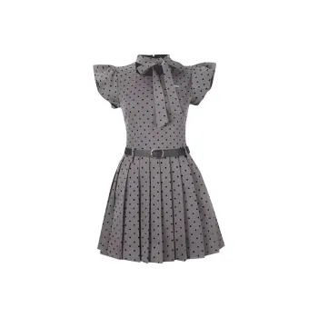 TIBINB Short Sleeved Dress Women's