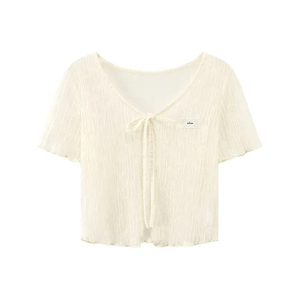 CHUU Chiffon Shirts Women's White-0
