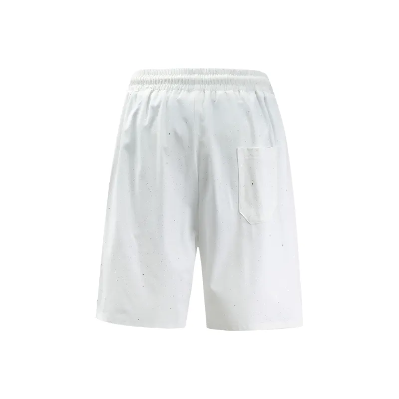 D&W Casual Shorts Unisex Starburst Black-5