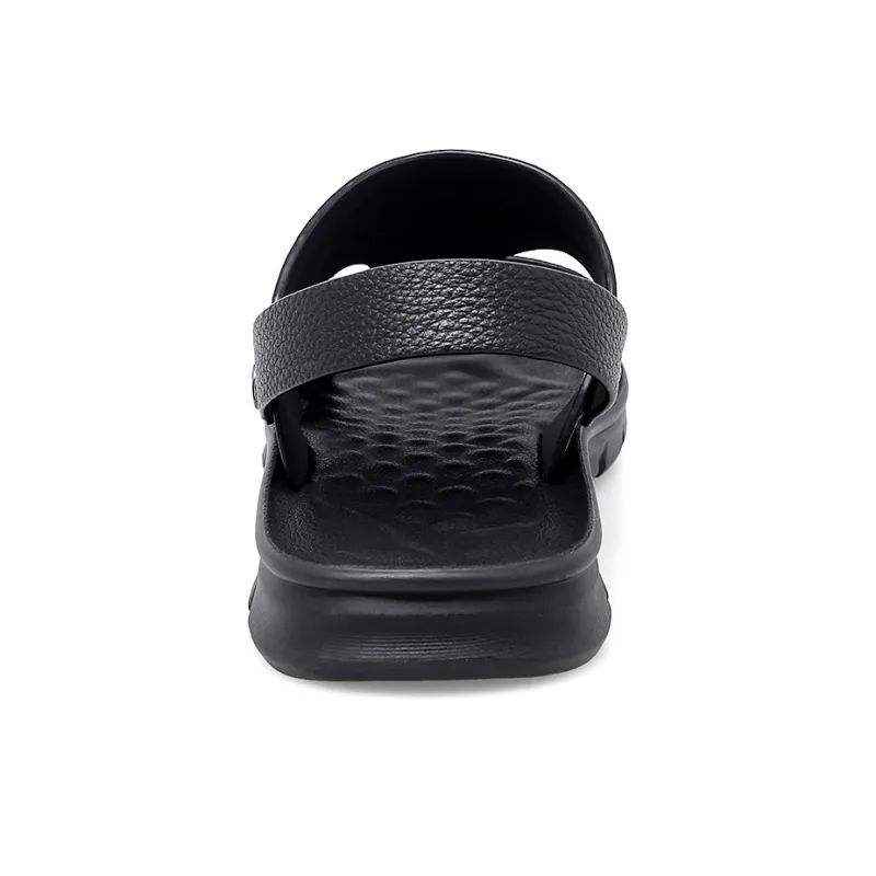 GESENLANG Beach Sandals Men Black/Brown-4