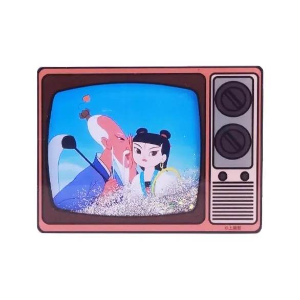 On The Beauty Of The Film Ne Zha Conquers The Sea Collection Old TV Sand Anime / Games Fridge Magnets-5