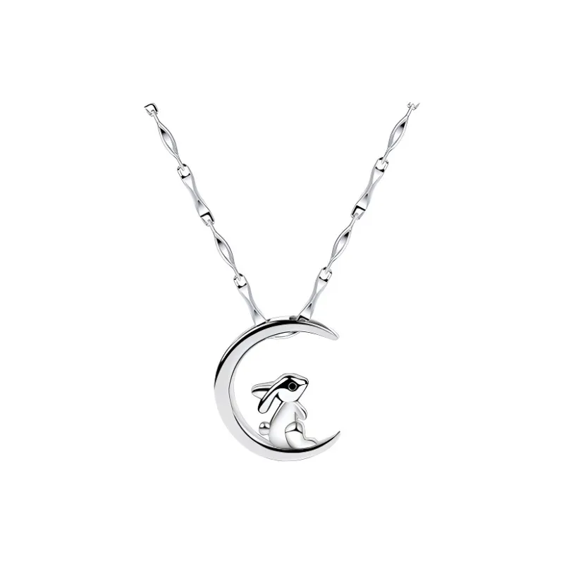 PUENTE 999 Fine Silver Collarbone Chain Women's-0