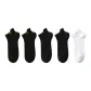 5 Pack[2 Black, 2 Navy Blue, 1 White]
