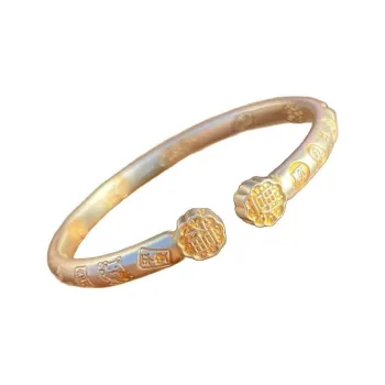AITAO 999 Fine Silver Bangles Women's