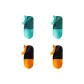 4 Pack (Lake Blue 2+Orange Red 2)