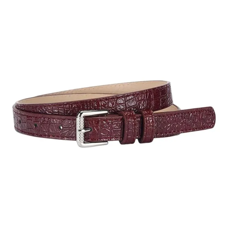 JEANSWEST Pu Leather Belts Women's Width 1.8cm-3
